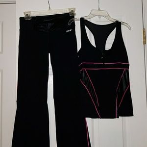 BeBe Sports Tank Top & Legging Set